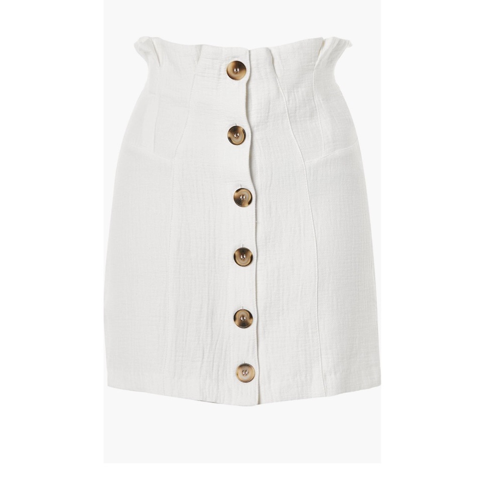 Topshop Paperbag Waist Button Front
Skirt